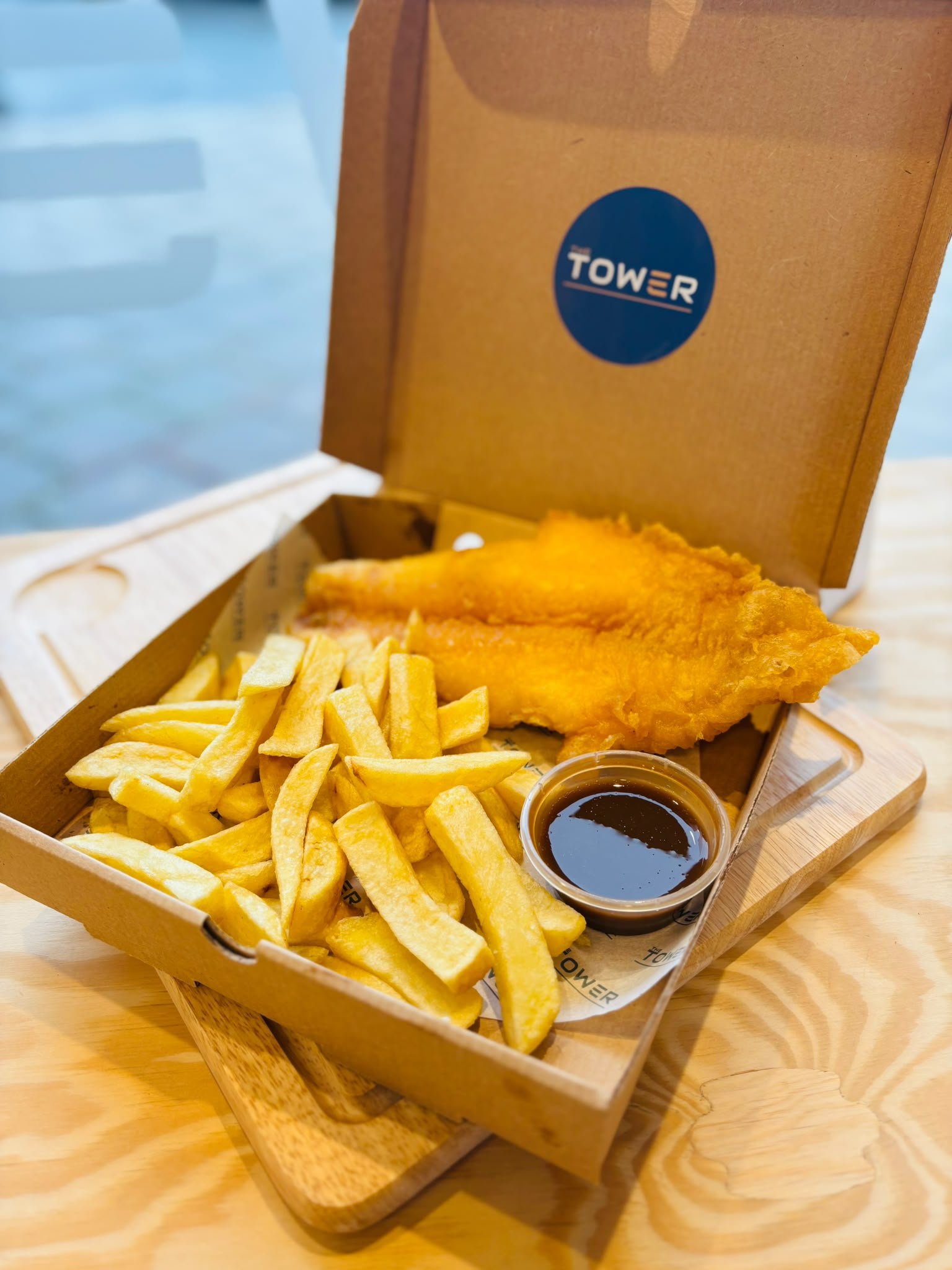 Fish & chips at The Tower