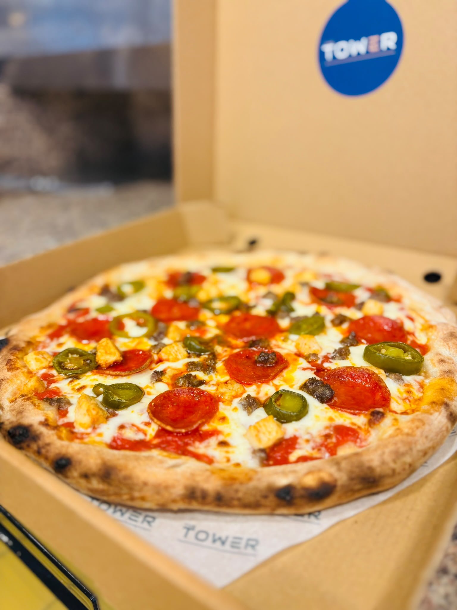 Pizza at The Tower