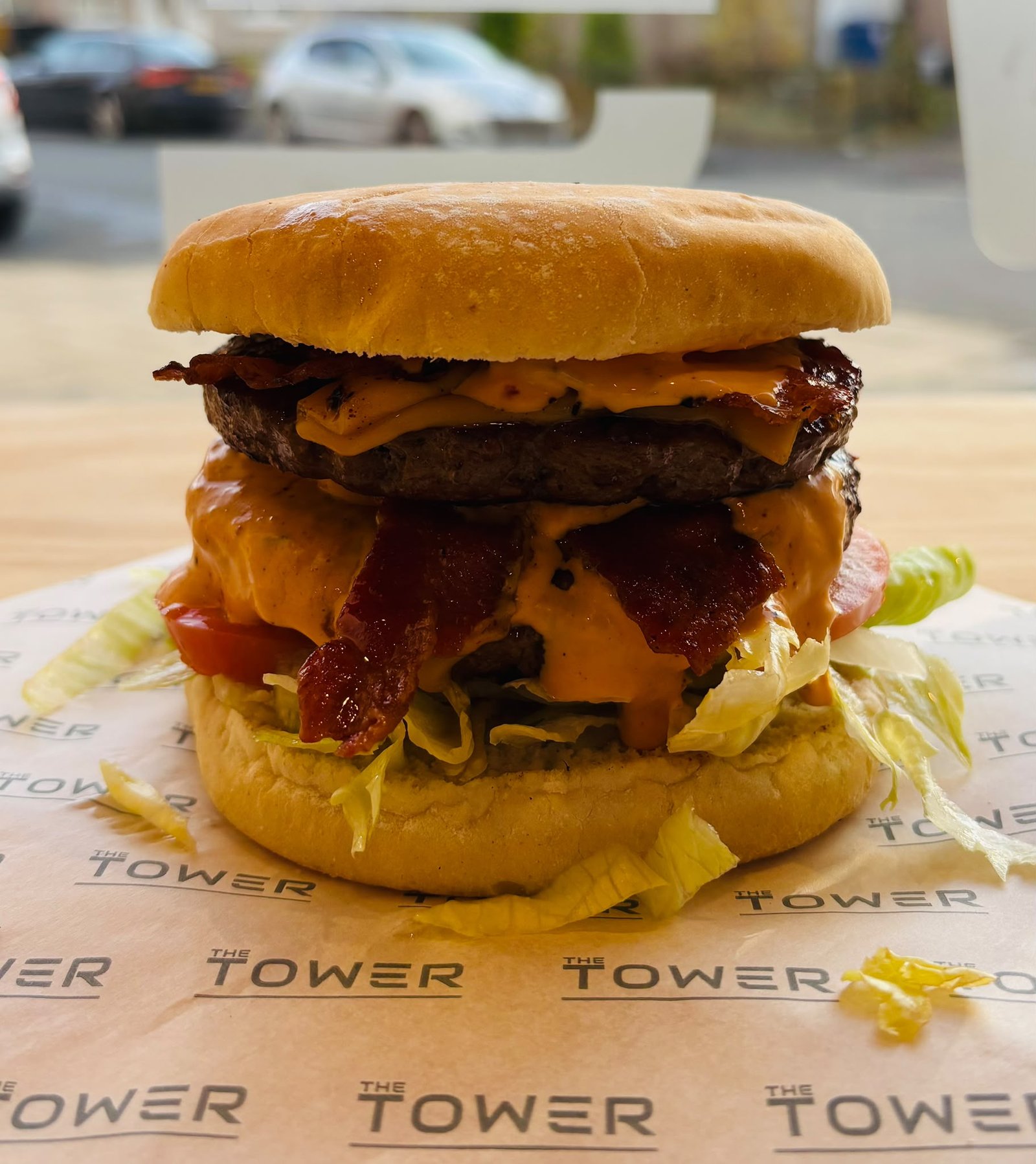 Burgers at The Tower